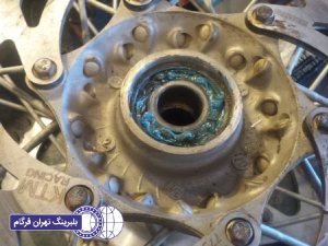 نقش بلبرینگها در بخشهای مختلف موتورسیکلت